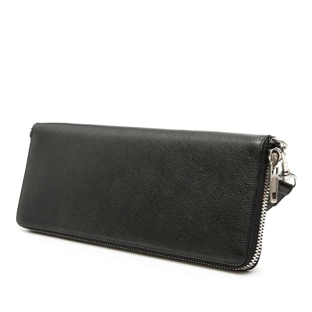 Balenciaga Leather Leash Clutch Black Leather Very good - Back View