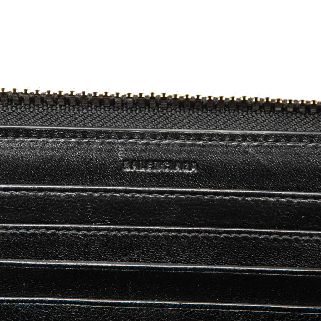Balenciaga Leather Leash Clutch Black Leather Very good - Box View