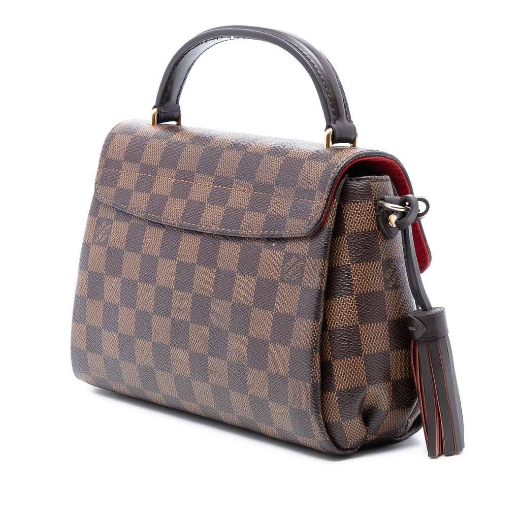 Louis Vuitton Damier Ebene Croisette Brown Good condition - Back View