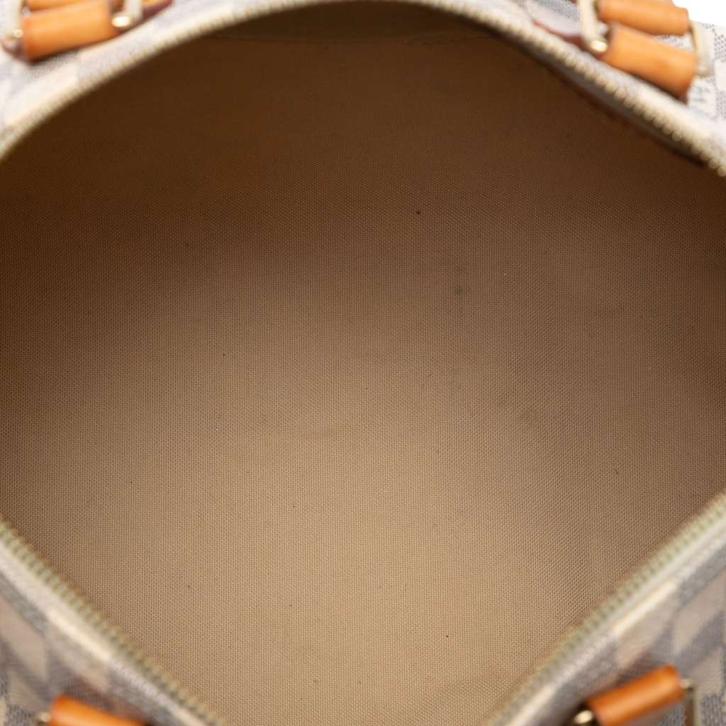 Louis Vuitton Damier Azur Speedy 30 White Good condition - Model View