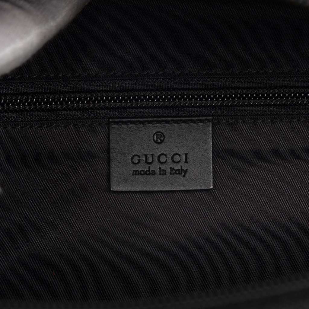 Gucci Canvas Techno Web Belt Bag Black Canvas Good condition - Box View