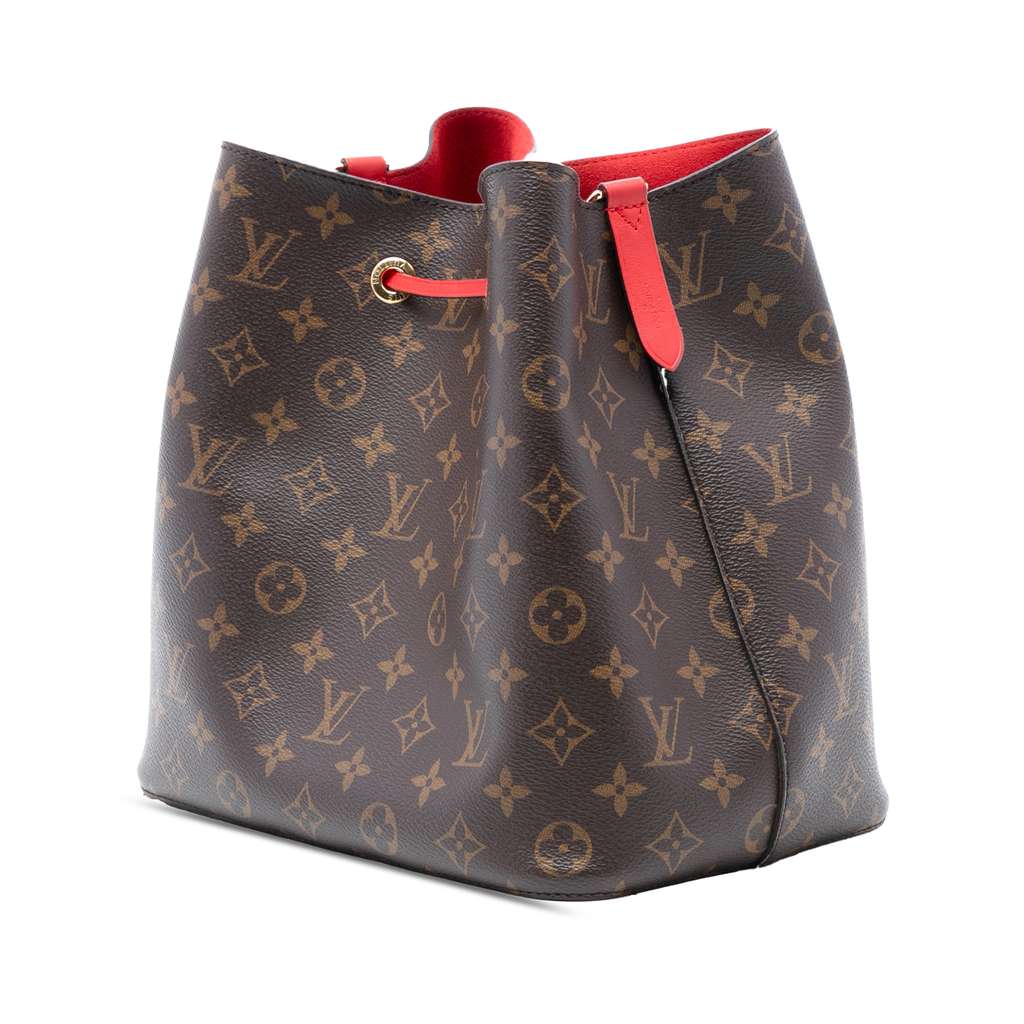 Louis Vuitton Monogram Neonoe MM Brown Good condition - Back View