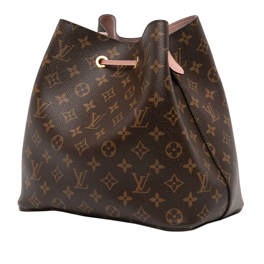 Louis Vuitton Monogram Neonoe MM Brown Good condition - Back View