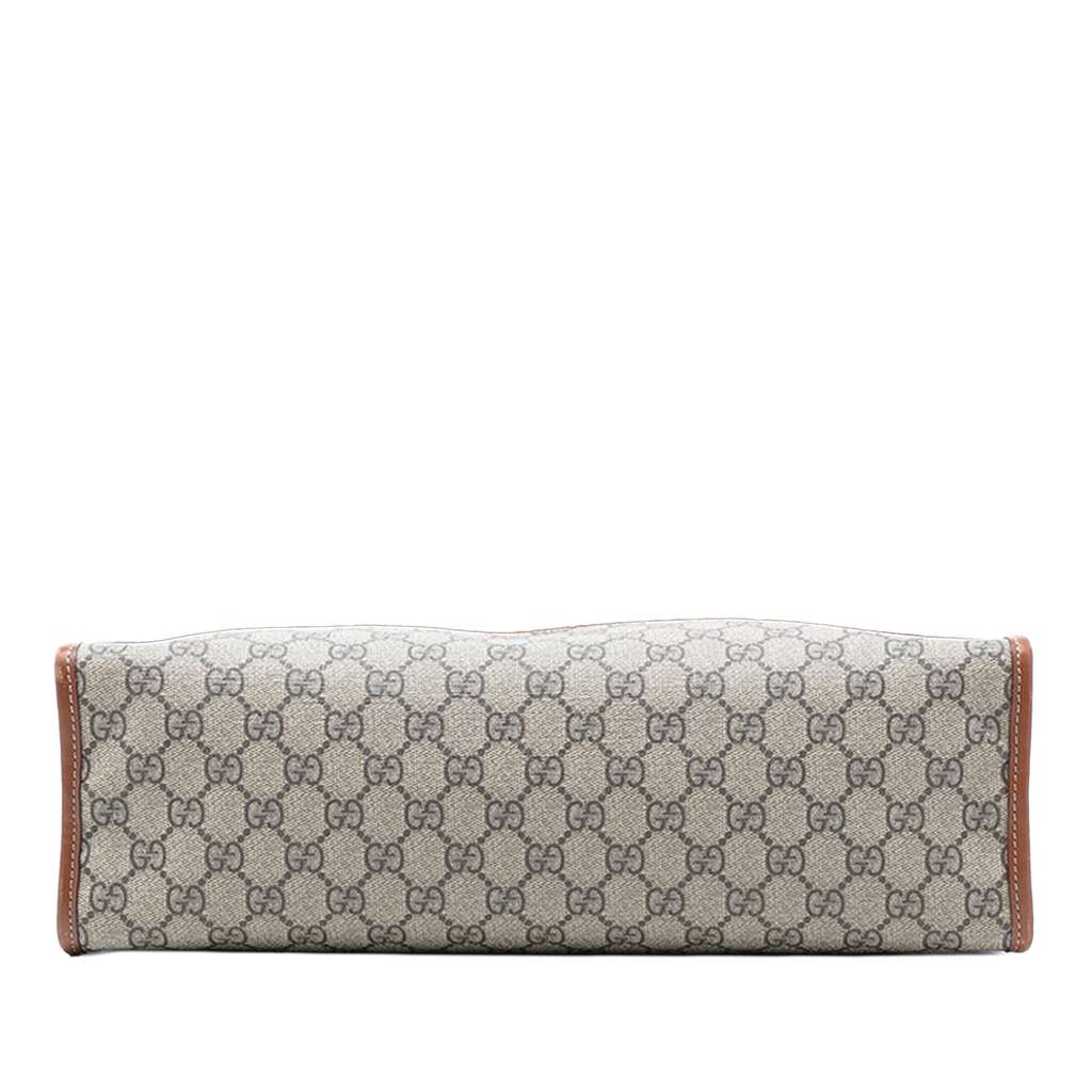 Gucci GG Supreme Web Messenger Bag Brown Canvas Good condition - Inside View