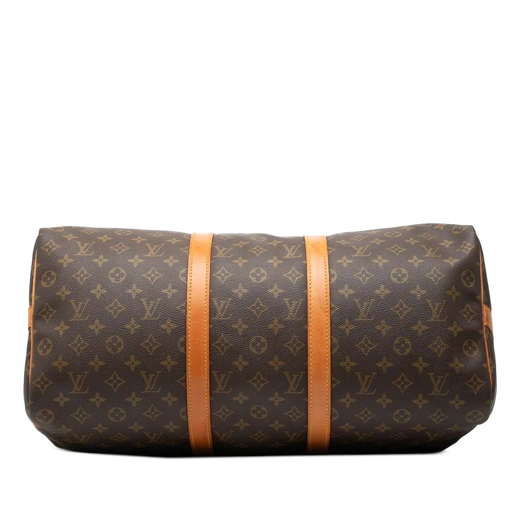 Louis Vuitton Monogram Keepall Bandouliere 50 Brown Good condition - Inside View