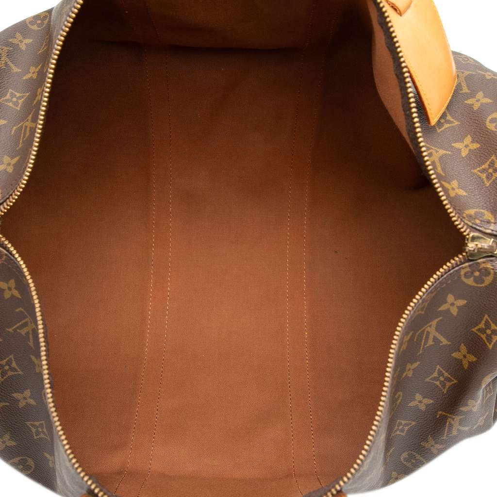 Louis Vuitton Monogram Keepall Bandouliere 50 Brown Good condition - Model View