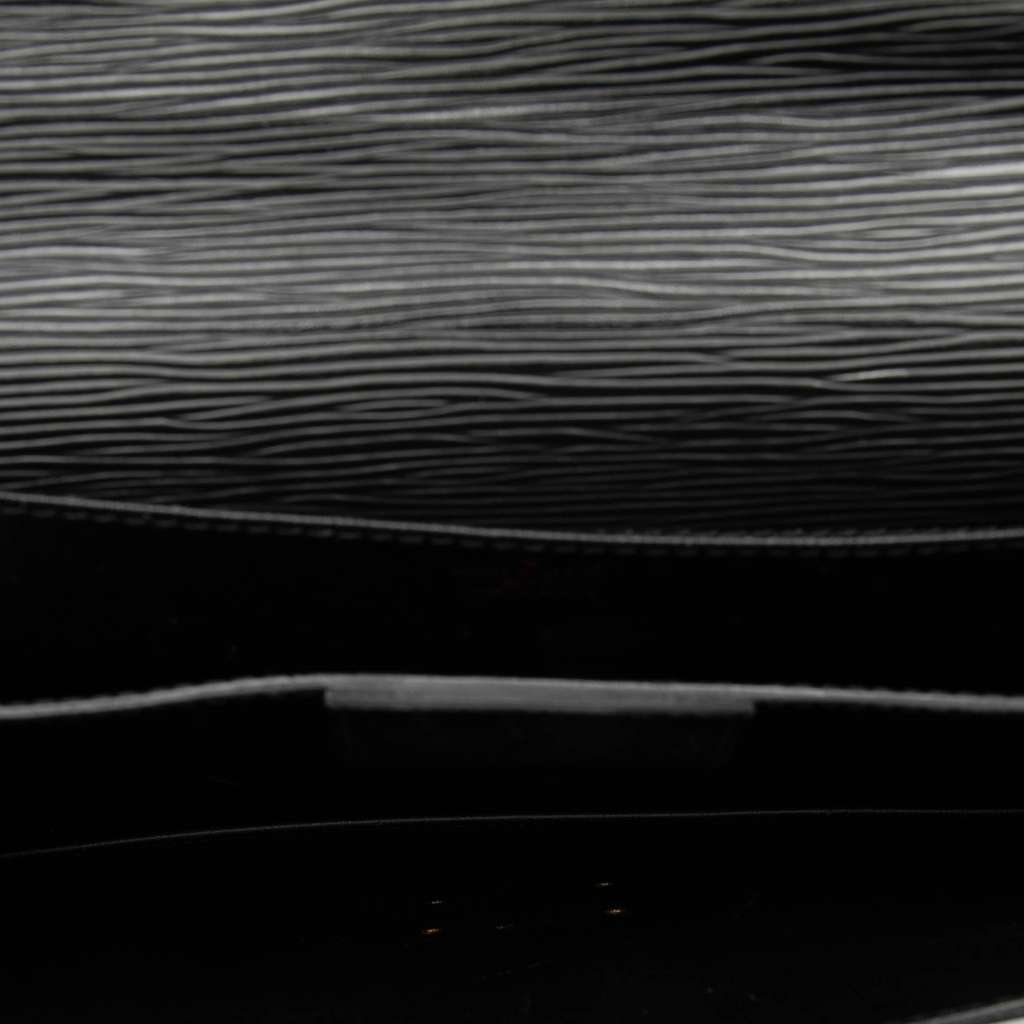 Louis Vuitton Epi Serviette Conseiller Black Leather Good condition - Model View