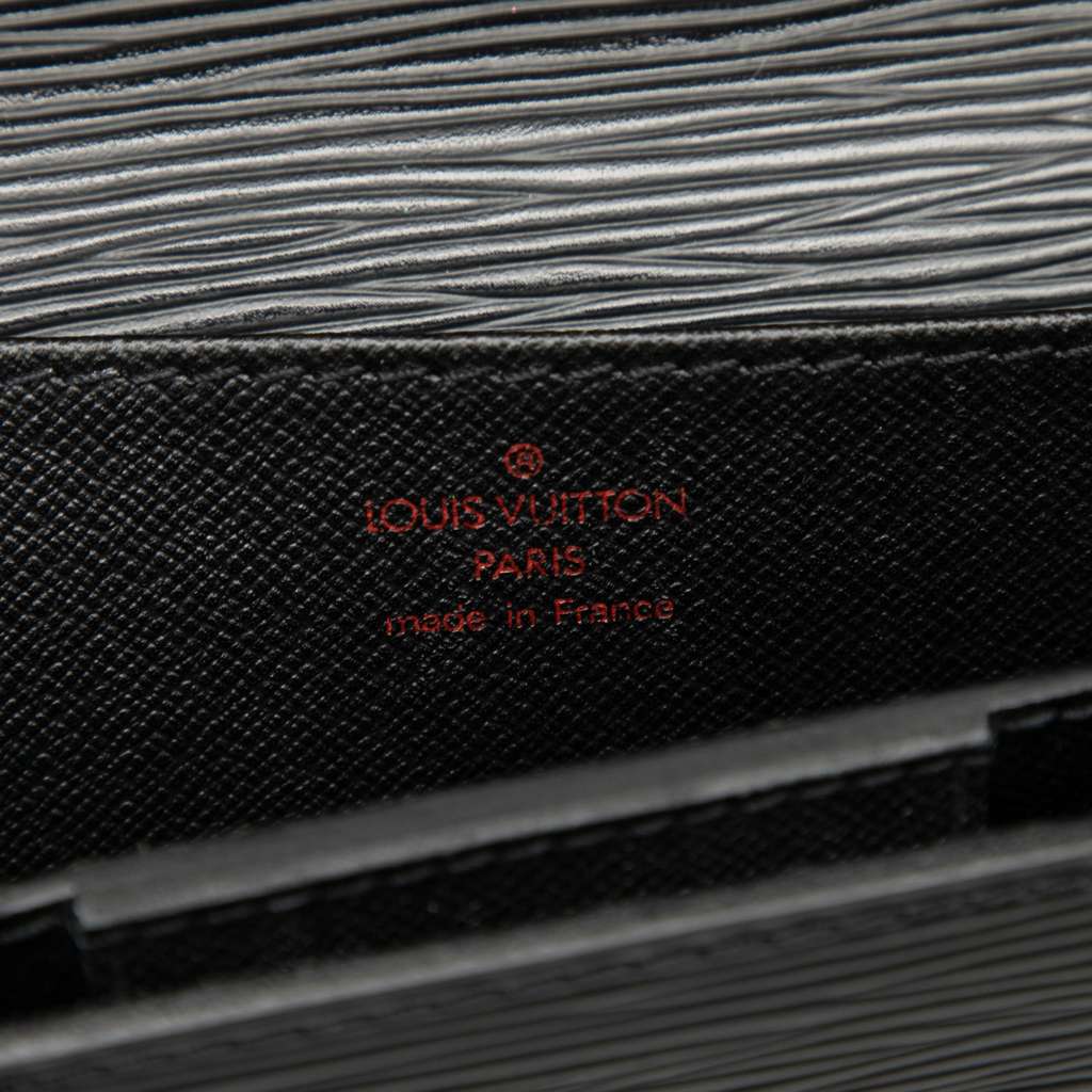 Louis Vuitton Epi Serviette Conseiller Black Leather Good condition - Box View