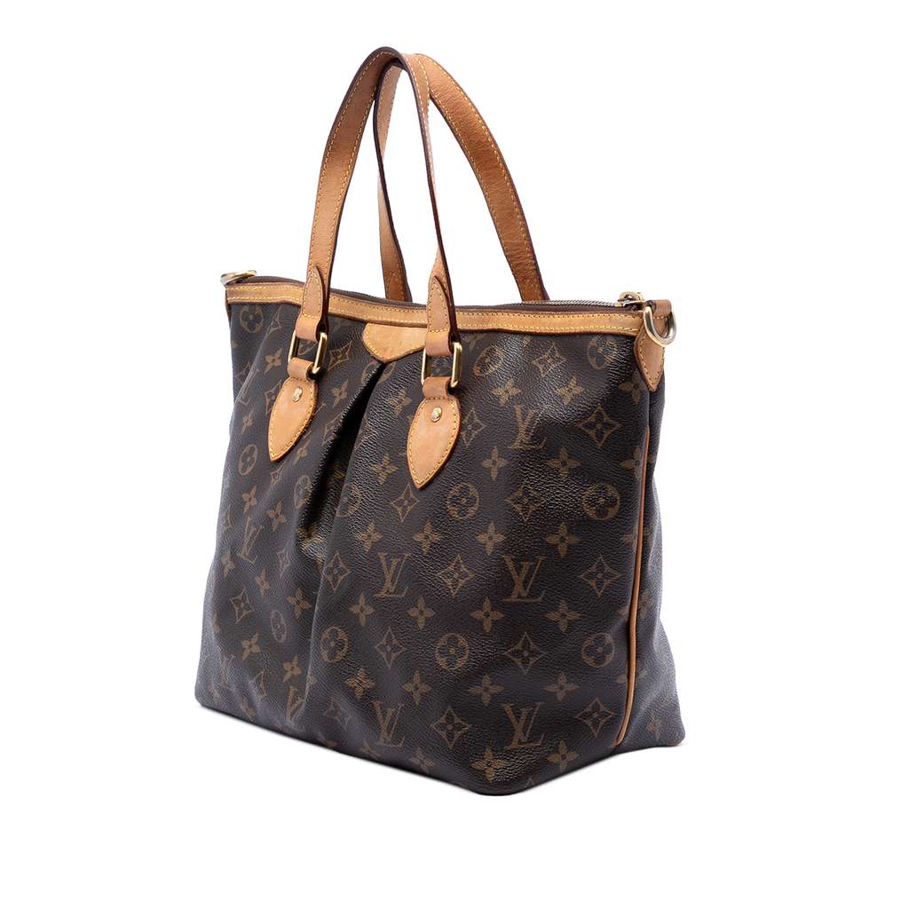 Louis Vuitton Monogram Palermo PM Brown Good condition - Back View