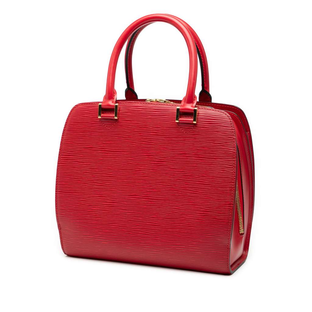 Louis Vuitton Epi Pont Neuf Red Leather Good condition - Back View
