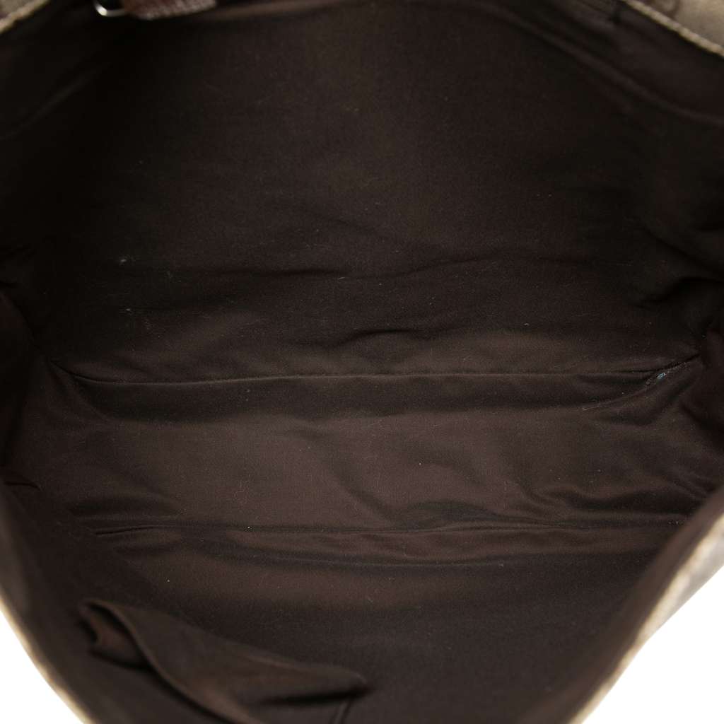 Gucci GG Supreme Web Crossbody Brown Canvas Good condition - Model View