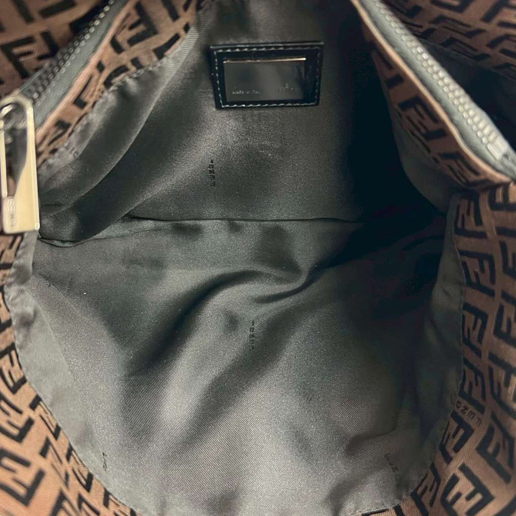 Fendi Zucchino Canvas Tote Brown Canvas Good condition - Model View