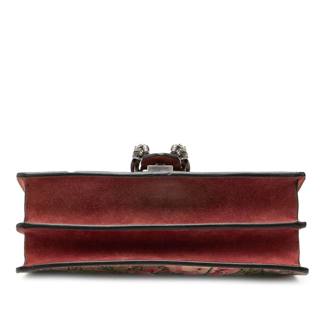 Gucci Small GG Supreme Blooms Dionysus Shoulder Bag Brown Canvas Good condition - Inside View