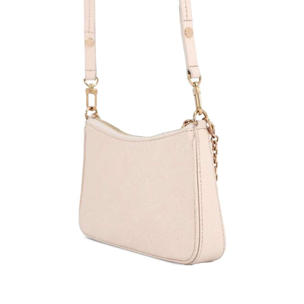 Louis Vuitton Monogram Empreinte Easy Pouch On Strap White Leather Good condition - Back View