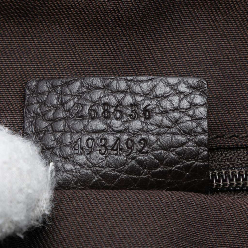 Gucci GG Denim Abbey D Ring Shoulder Bag Brown Denim Good condition - Box View