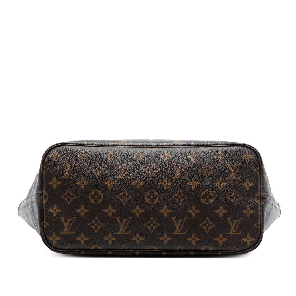 Louis Vuitton Monogram V Neverfull MM Brown Good condition - Inside View