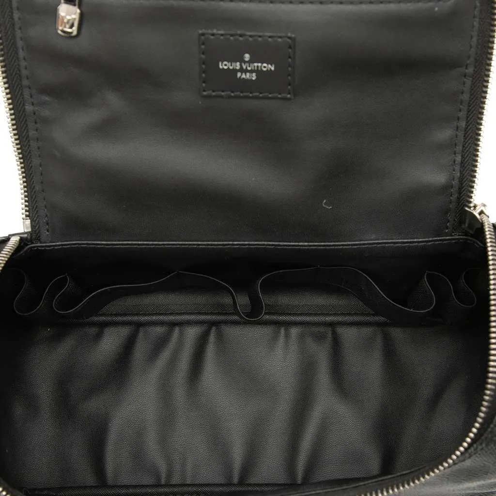 Louis Vuitton Damier Graphite Toiletry Pouch Black Good - Model View