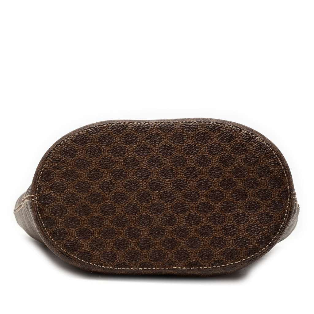 Celine Macadam Coated Canvas Tote Brown Canvas Good condition - Inside View