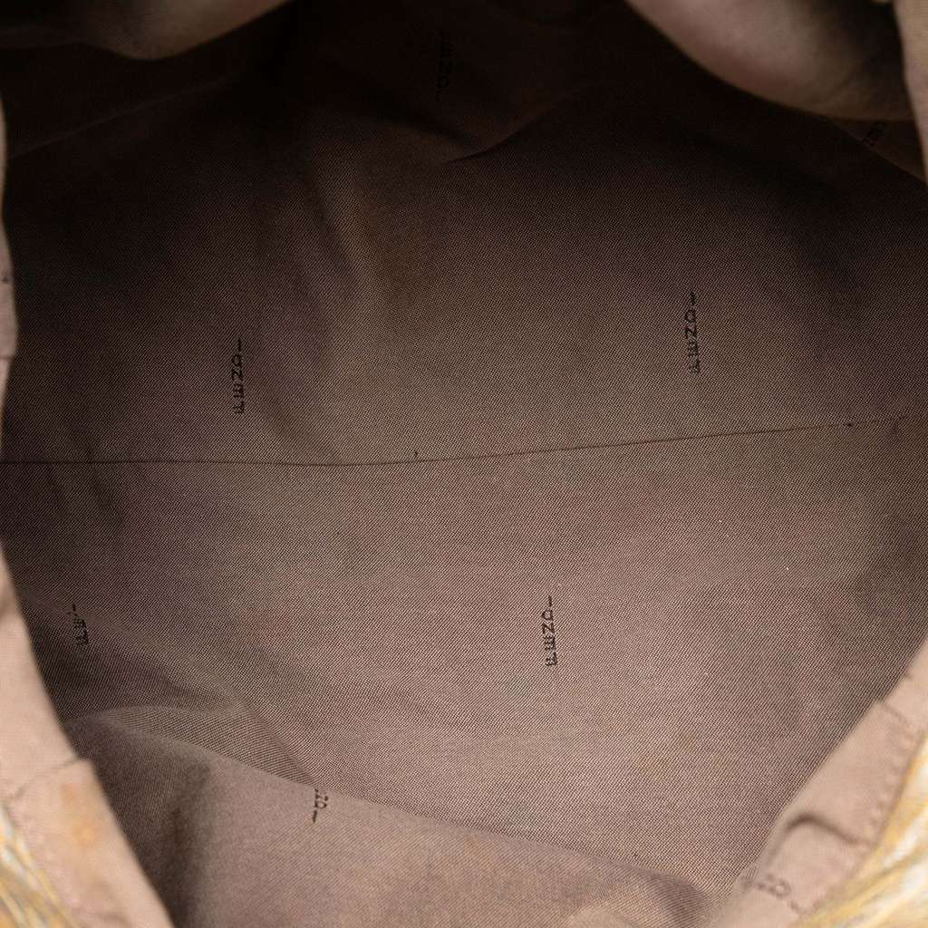 Fendi Bimetal Nappa Spy Hobo Gold Leather Good condition - Model View