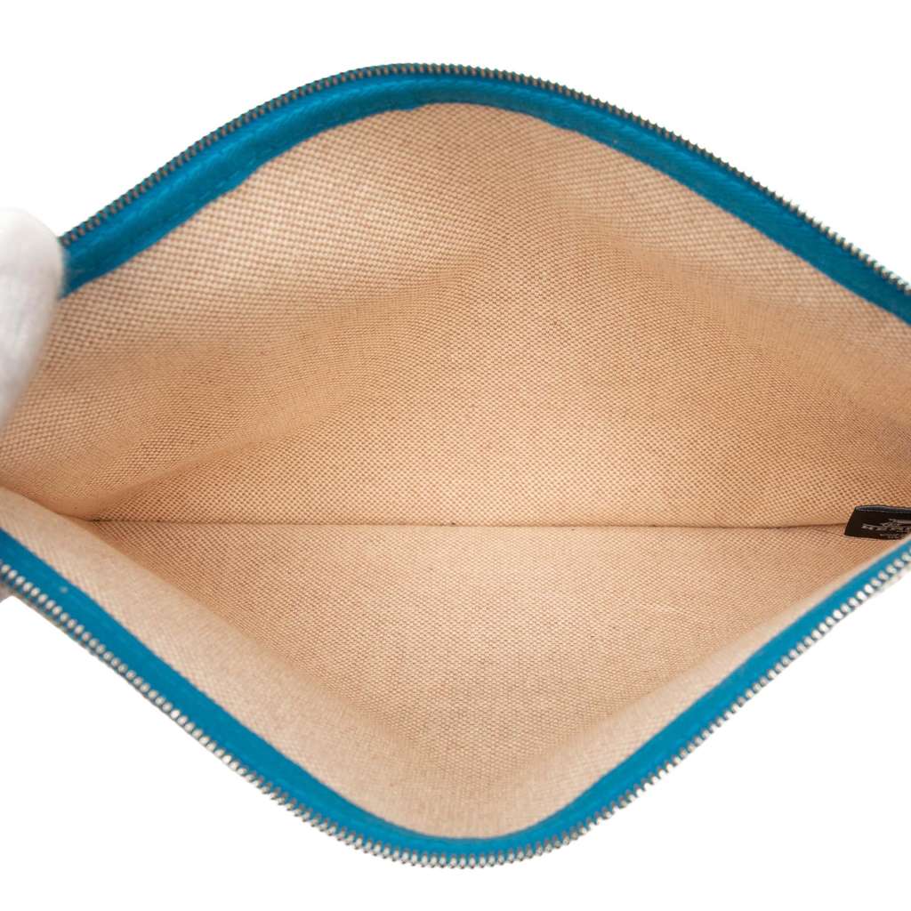 Hermès Canvas Bain Flat Yachting GM Brown Canvas Good condition - Model View