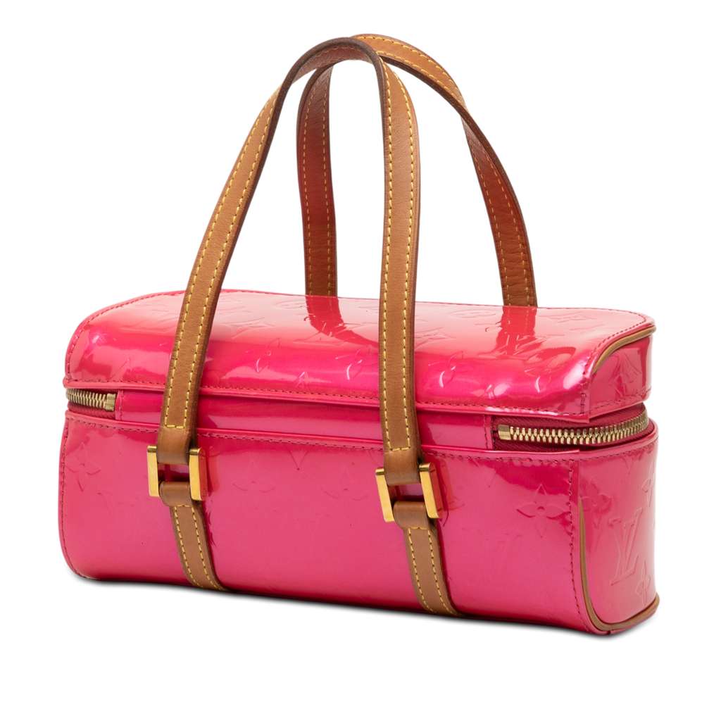 Louis Vuitton Monogram Vernis Sullivan Horizontal PM Pink Leather Good condition - Back View
