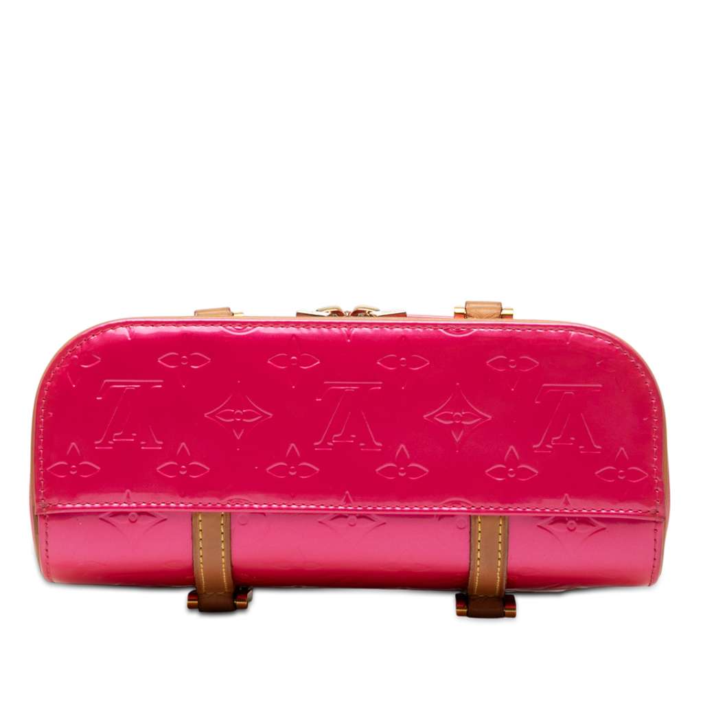 Louis Vuitton Monogram Vernis Sullivan Horizontal PM Pink Leather Good condition - Inside View