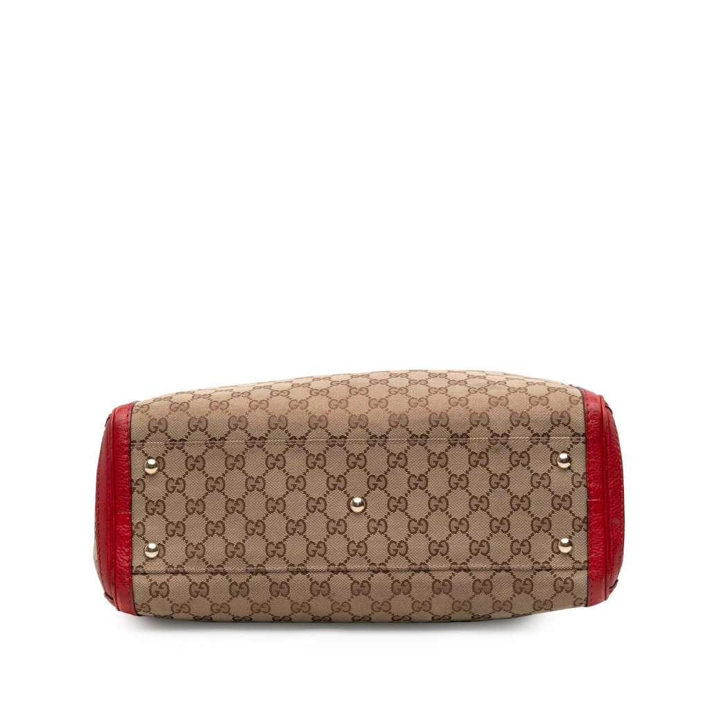 Gucci Medium GG Canvas Bella Tote Brown Canvas Good condition - Inside View