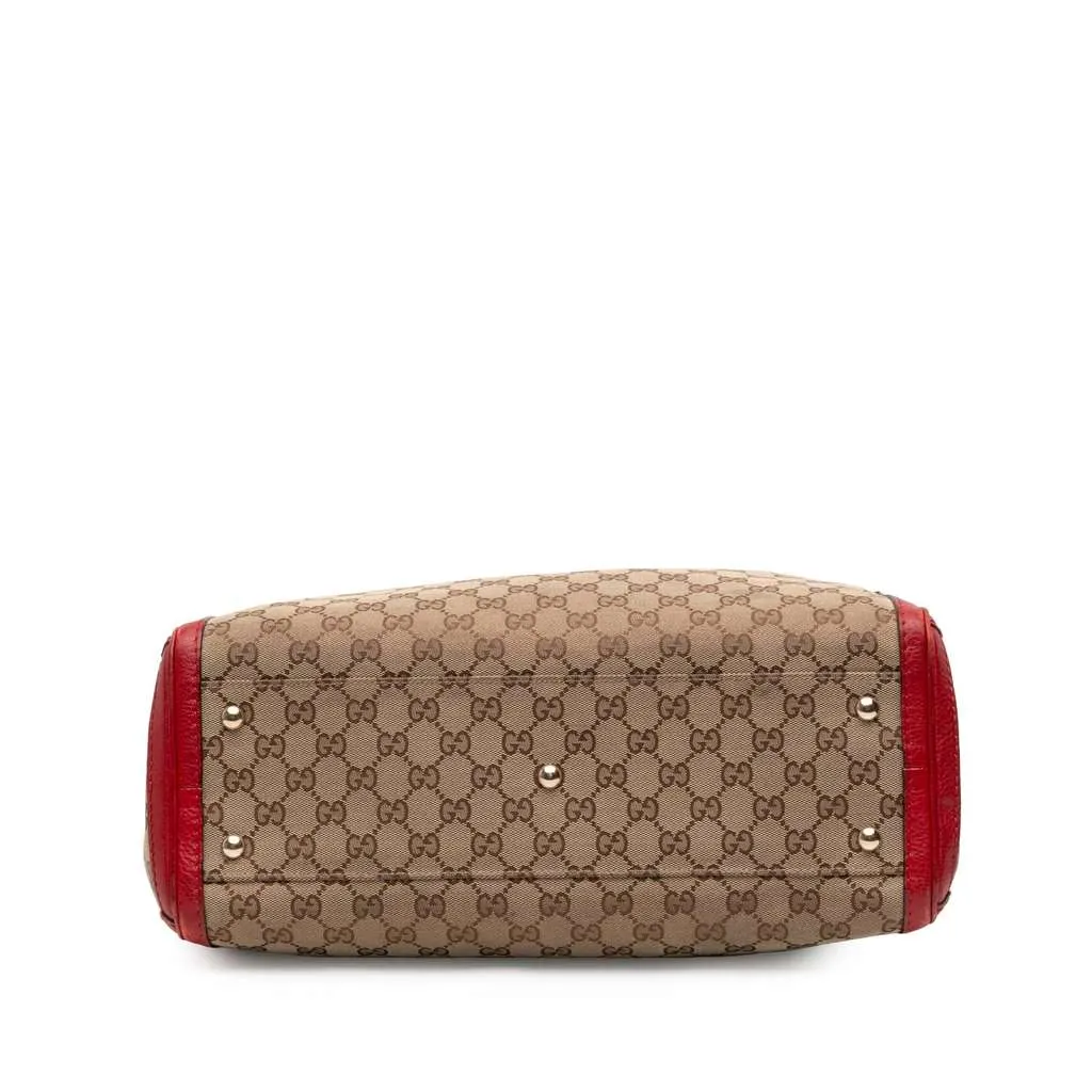 Gucci Medium GG Canvas Bella Tote Brown Canvas Very good - Inside View