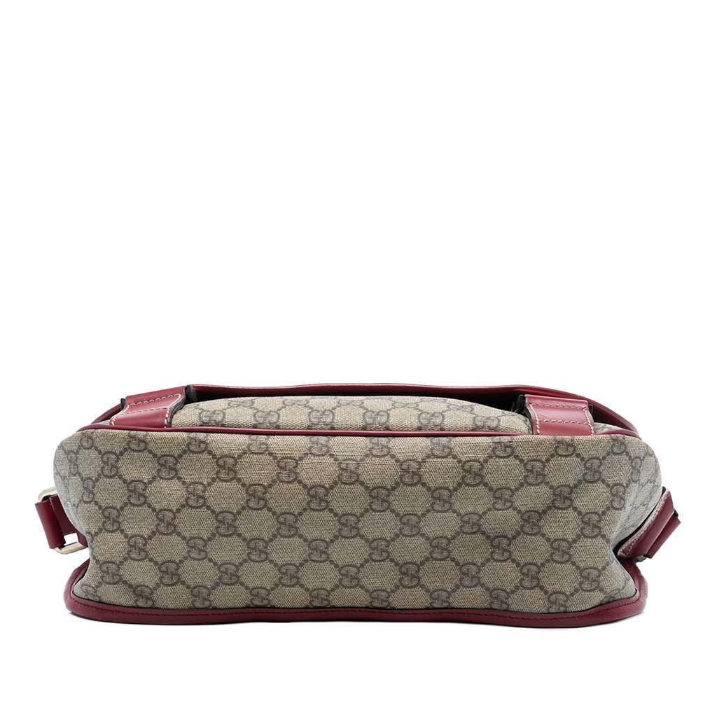 Gucci GG Supreme Web Crossbody Brown Canvas Good condition - Inside View