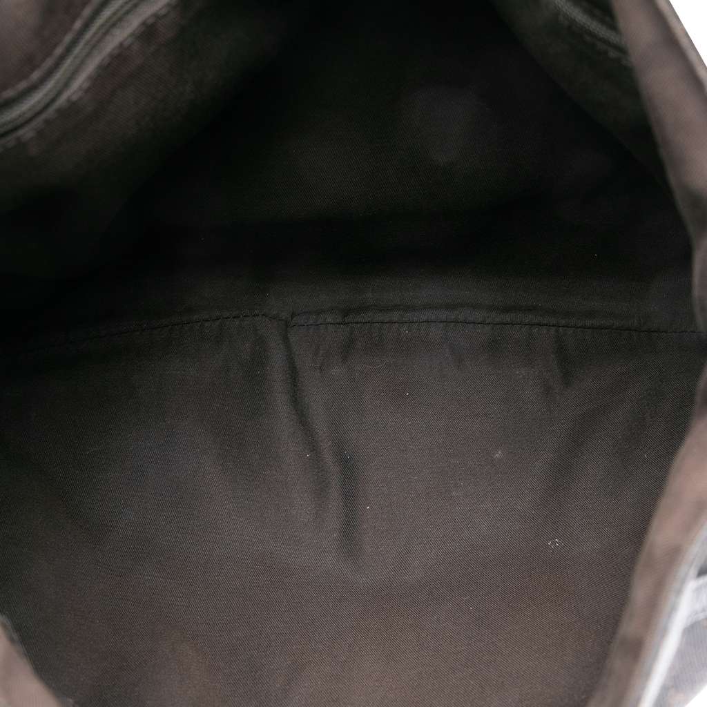 Gucci GG Denim Abbey D Ring Satchel Brown Denim Good condition - Model View