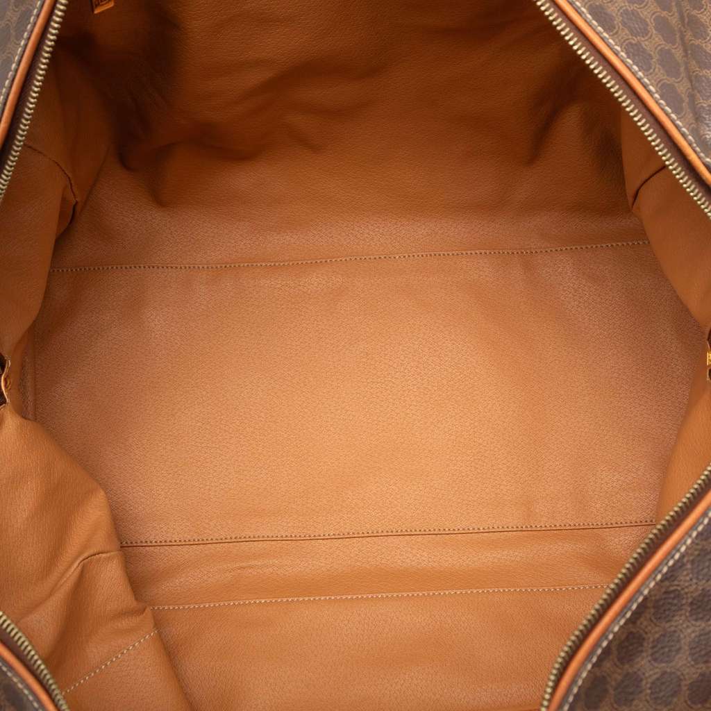 Celine Macadam Coated Canvas Travel Bag Brown Canvas Fair condition - Model View