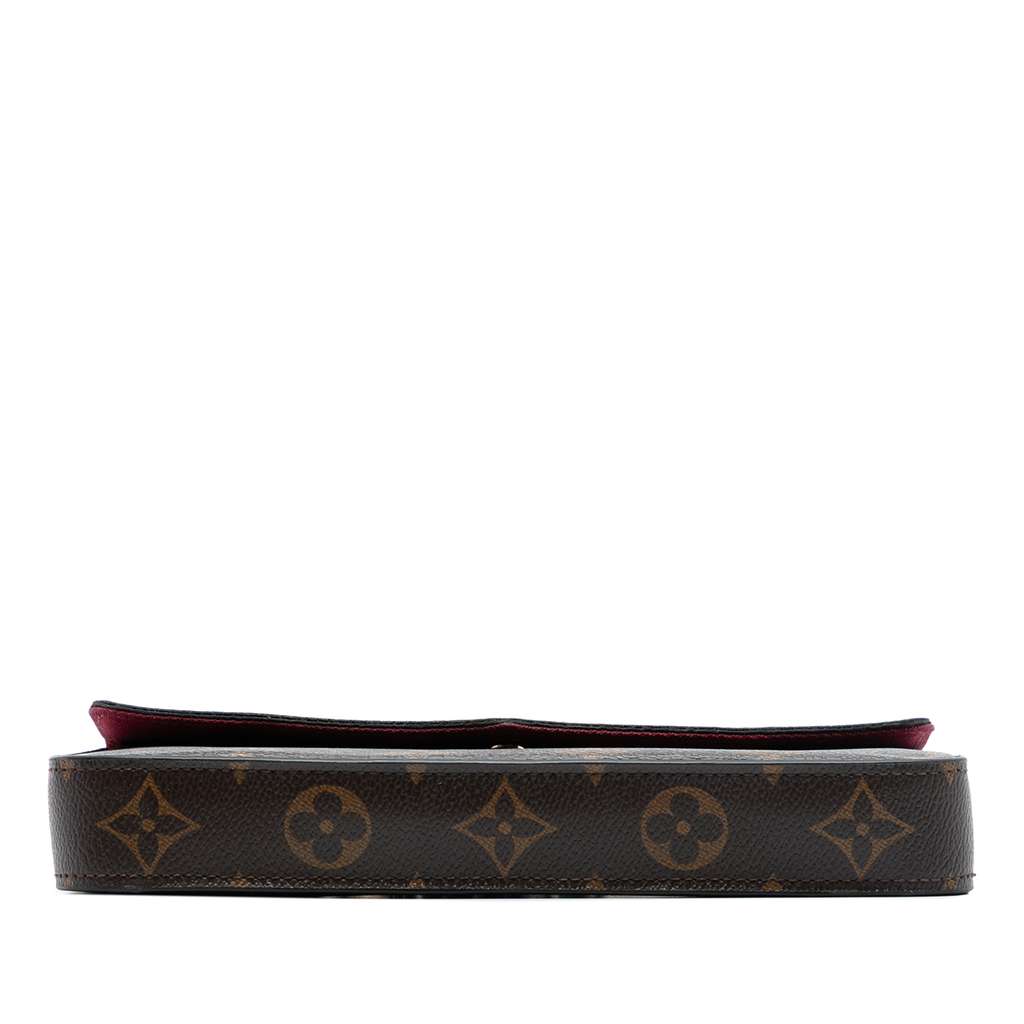 Louis Vuitton Monogram Pochette Felicie Brown Good condition - Inside View