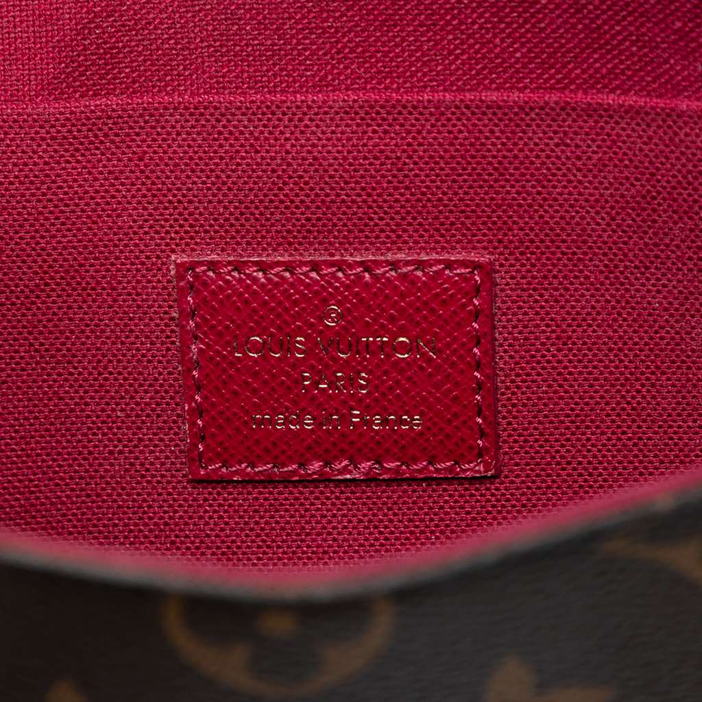 Louis Vuitton Monogram Pochette Felicie Brown Good condition - Box View