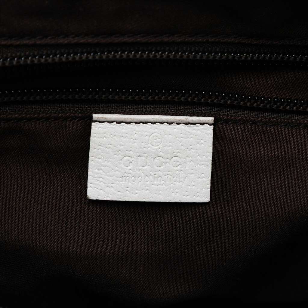 Gucci GG Canvas Web Crossbody White Canvas Good condition - Box View