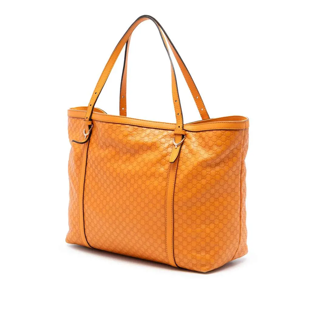 Gucci Microguccissima Nice Tote Orange Leather Very good - Back View