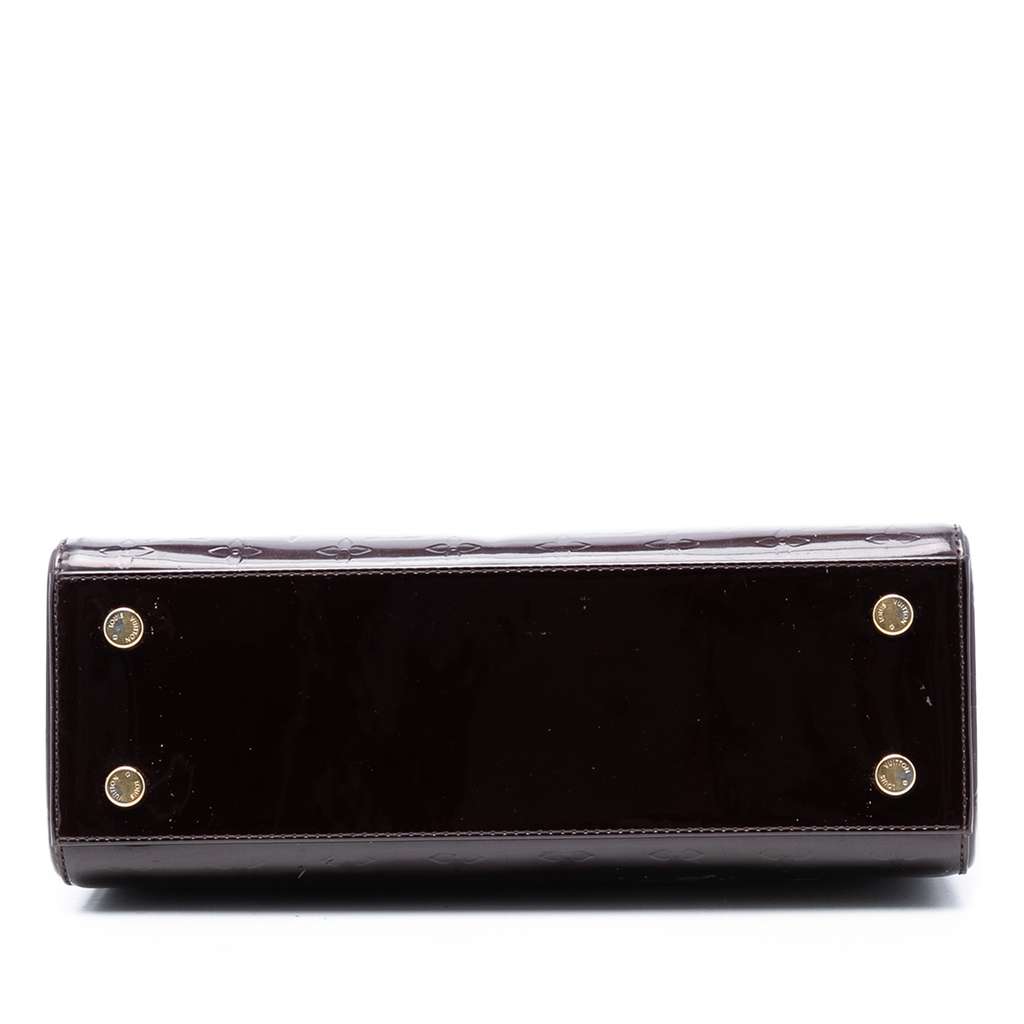 Louis Vuitton Monogram Vernis Brea MM Purple Leather Good condition - Inside View