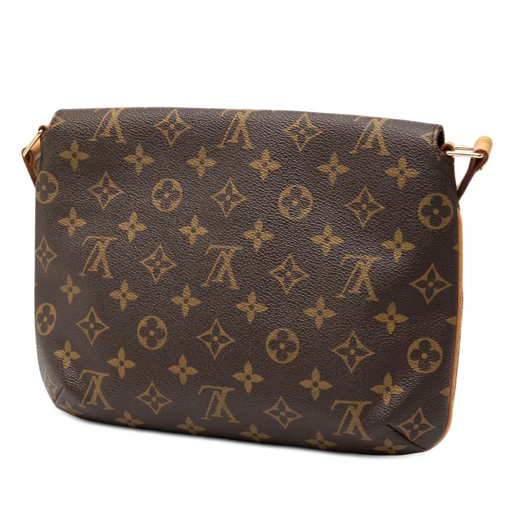 Louis Vuitton Monogram Musette Tango Short Strap Brown Good condition - Back View