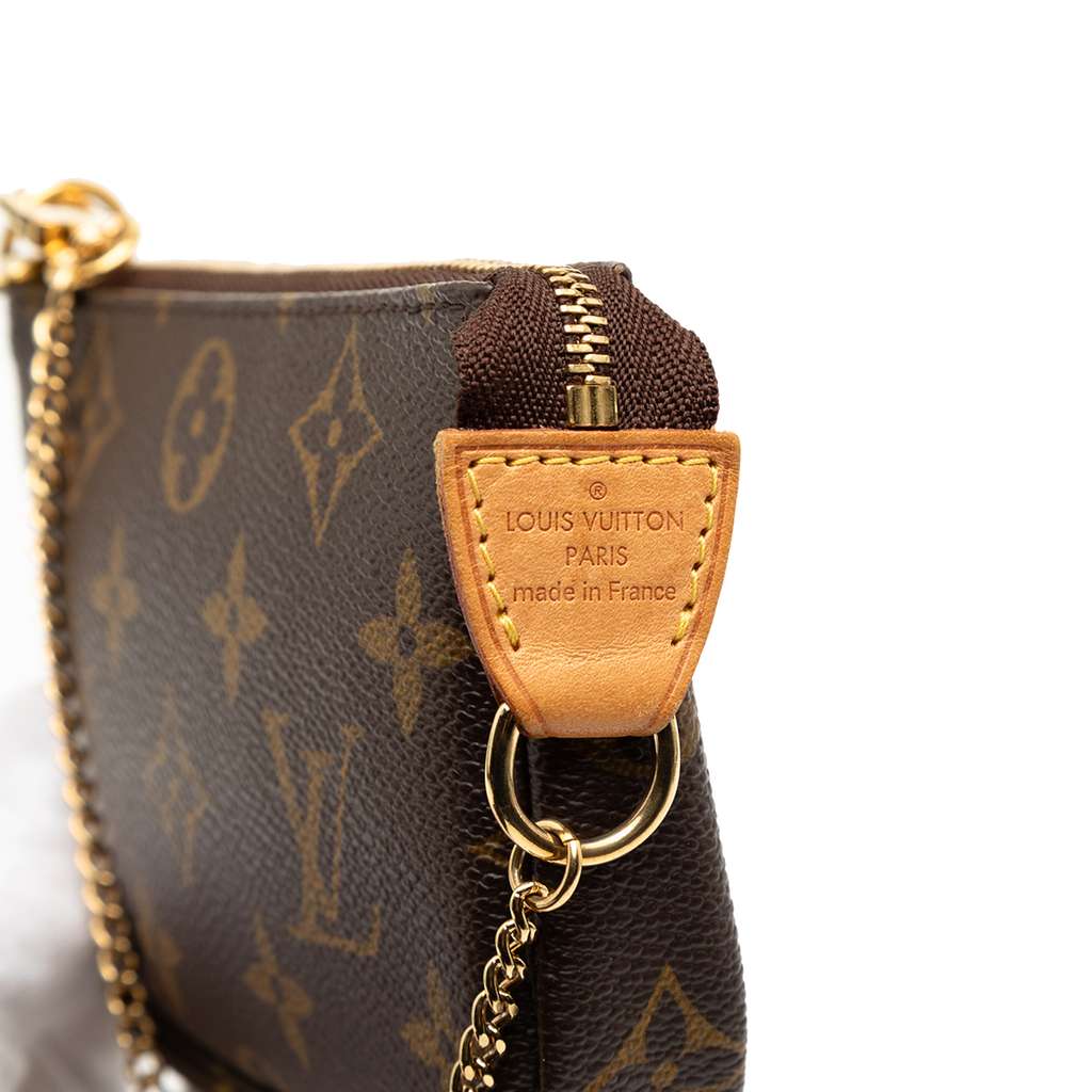Louis Vuitton Monogram Mini Pochette Accessoires Brown Good condition - Box View