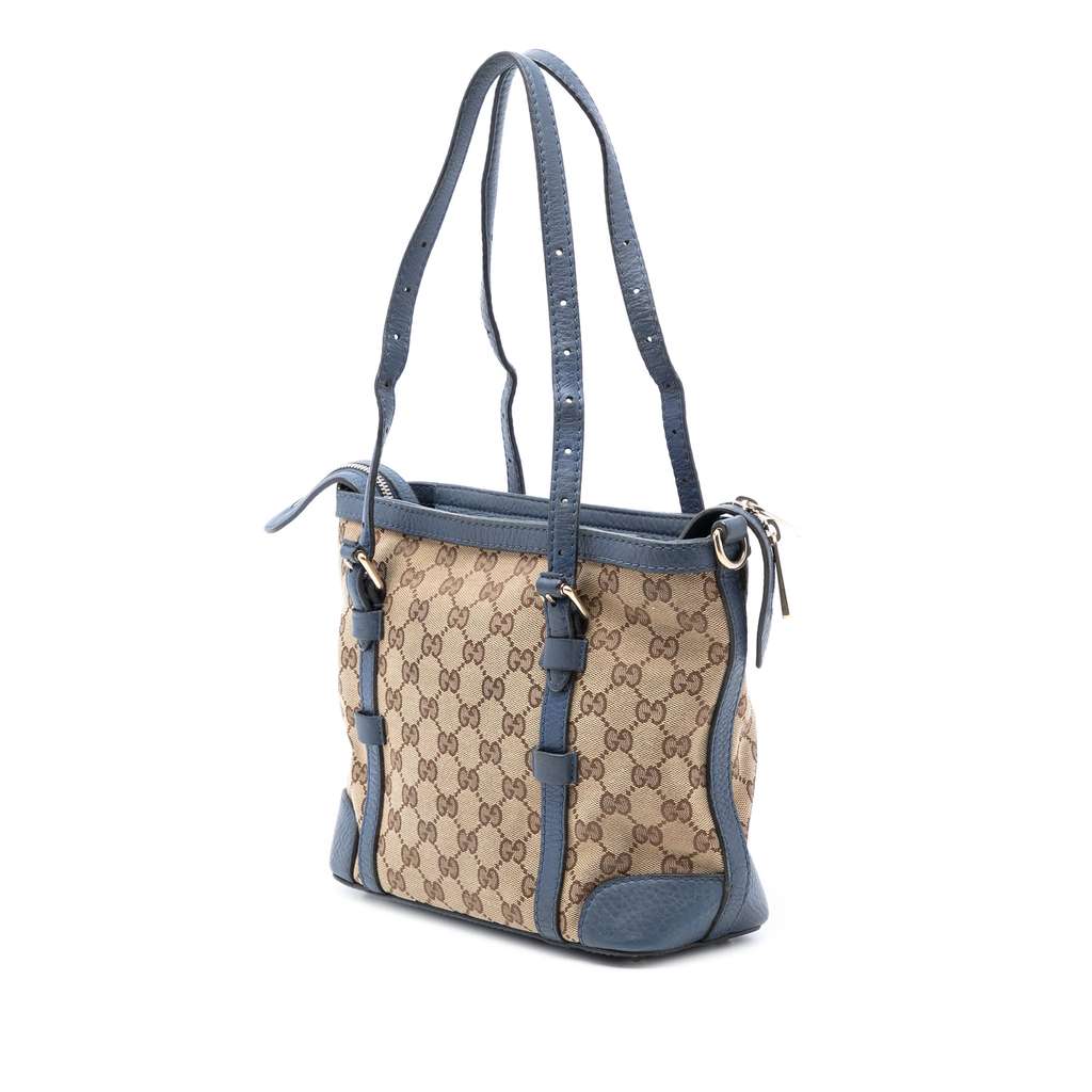 Gucci GG Canvas Satchel Brown Canvas Good condition - Back View