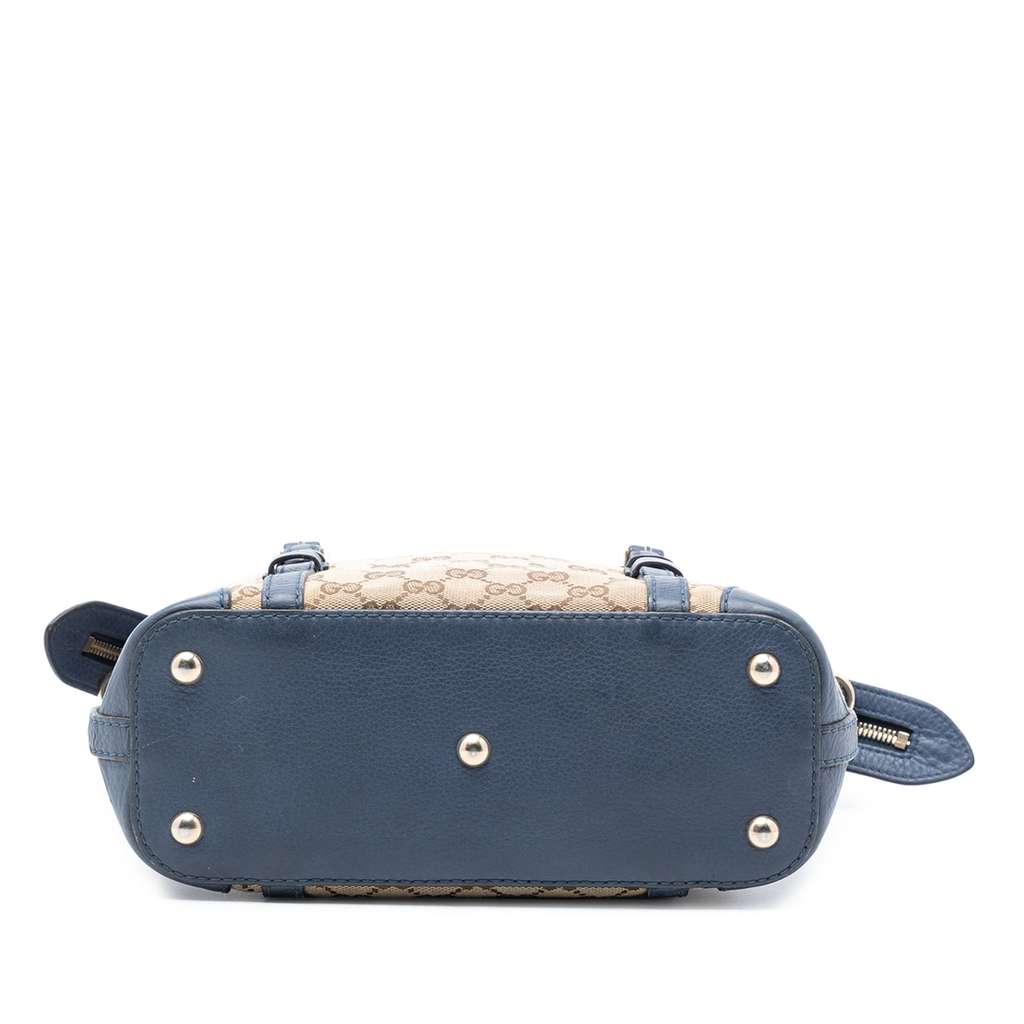 Gucci GG Canvas Satchel Brown Canvas Good condition - Inside View