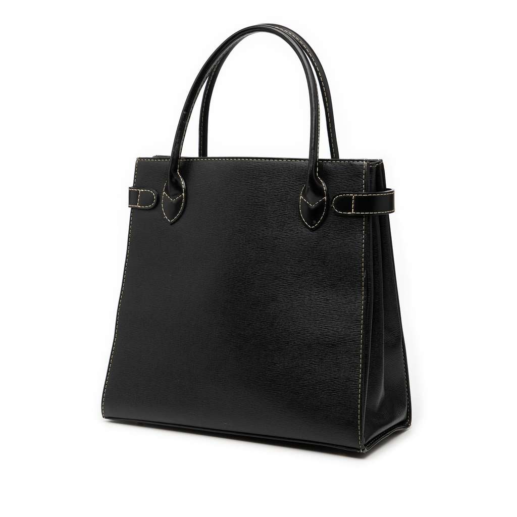 Burberry Leather Handbag Black Leather Good condition - Back View