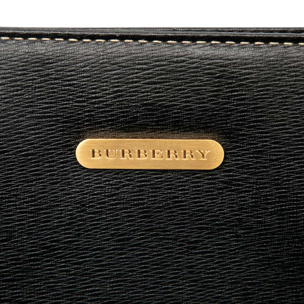 Burberry Leather Handbag Black Leather Good condition - Box View