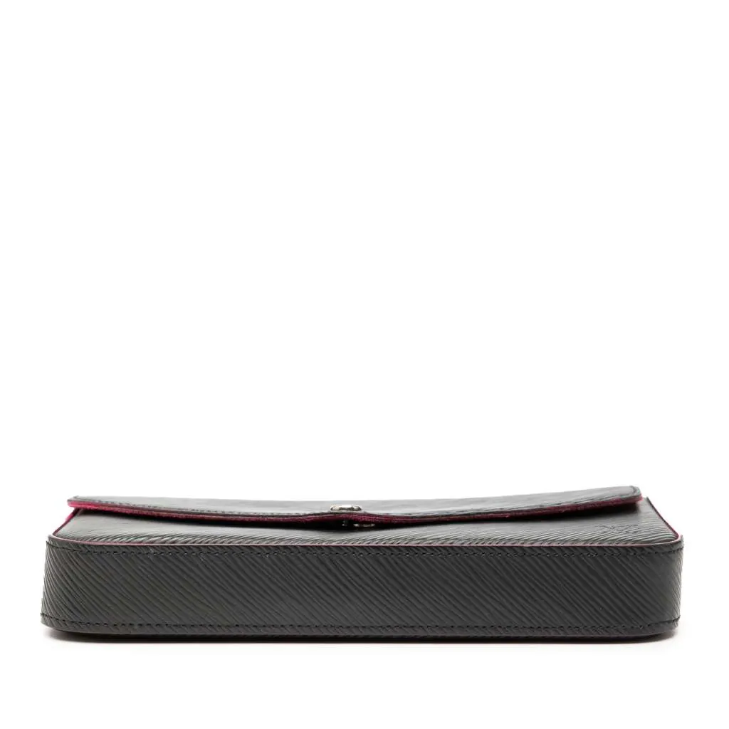 Louis Vuitton Epi Pochette Felicie Black Leather Very good - Inside View