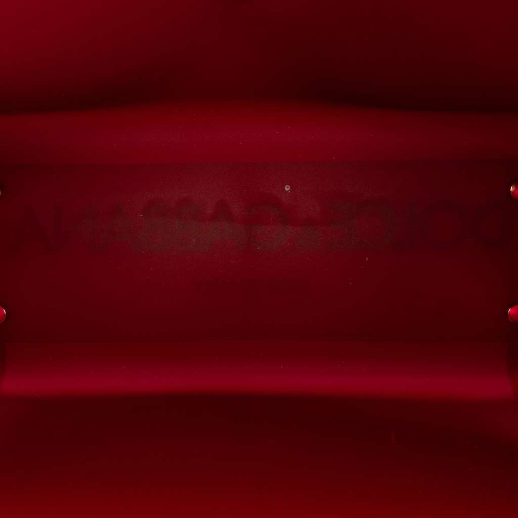 Dolce & Gabbana Medium PVC Miss Sicily Satchel Red Good condition - Model View