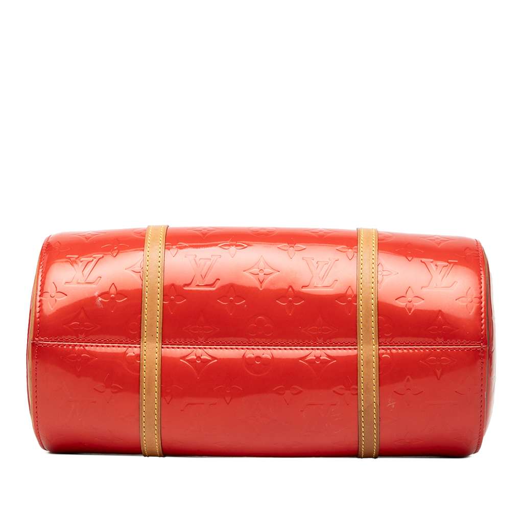 Louis Vuitton Monogram Vernis Bedford Red Leather Fair condition - Inside View
