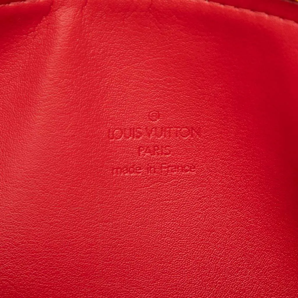 Louis Vuitton Monogram Vernis Bedford Red Leather Good - Box View