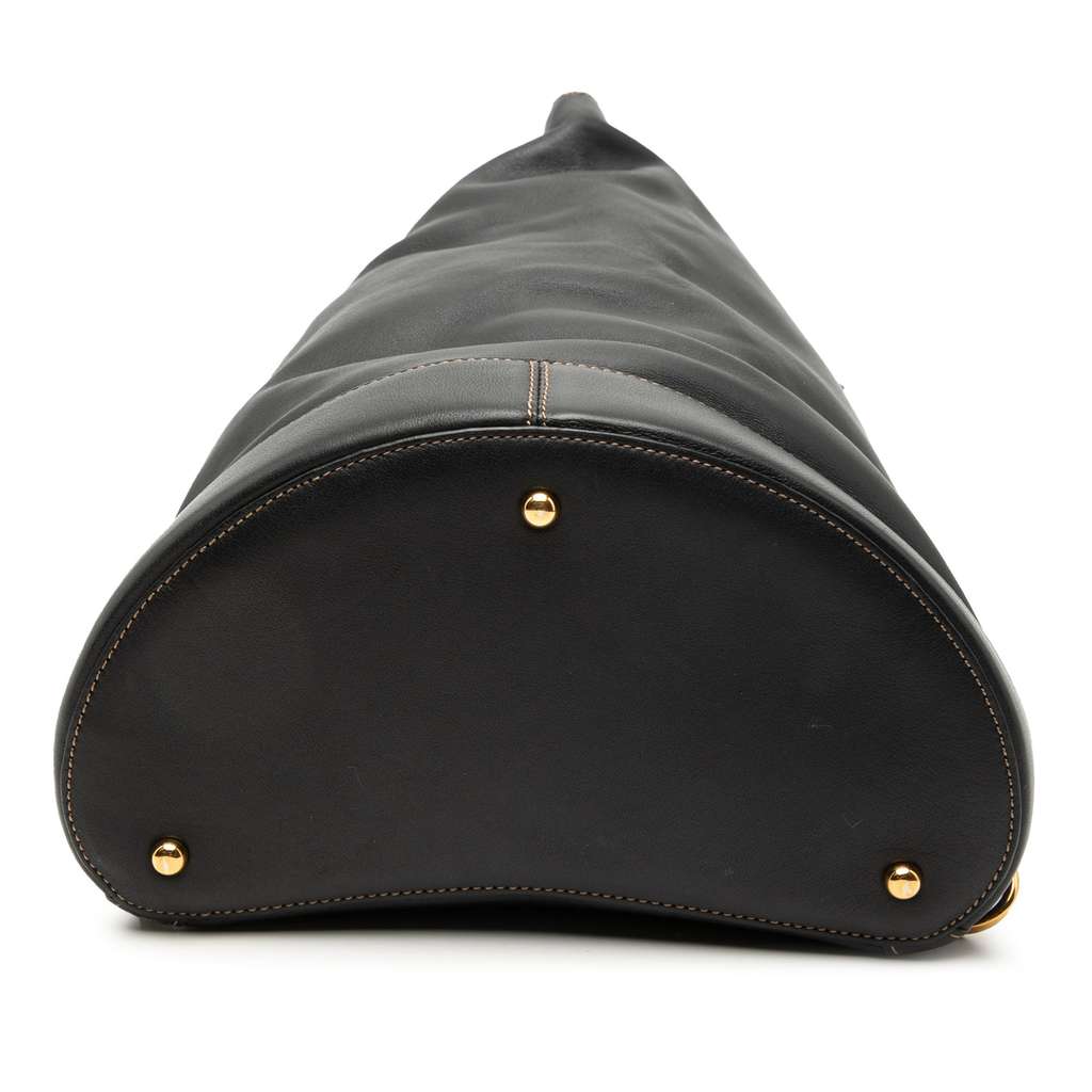 Loewe Leather Anton Sling Bag Black Leather Good condition - Inside View