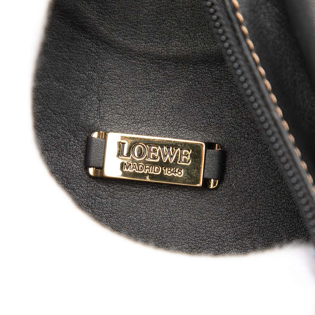 Loewe Leather Anton Sling Bag Black Leather Good condition - Box View