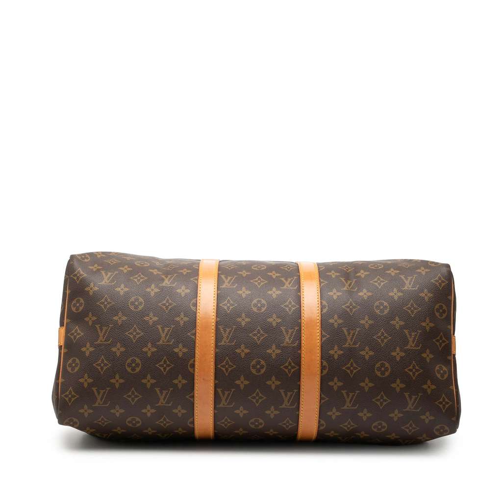 Louis Vuitton Monogram Keepall Bandouliere 50 Brown Good condition - Inside View