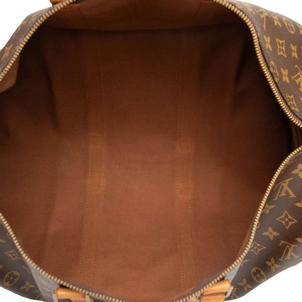 Louis Vuitton Monogram Keepall Bandouliere 50 Brown Good condition - Model View
